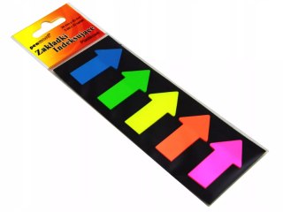 Zakładki indeksujące 24x45mm 5x20szt strzałki