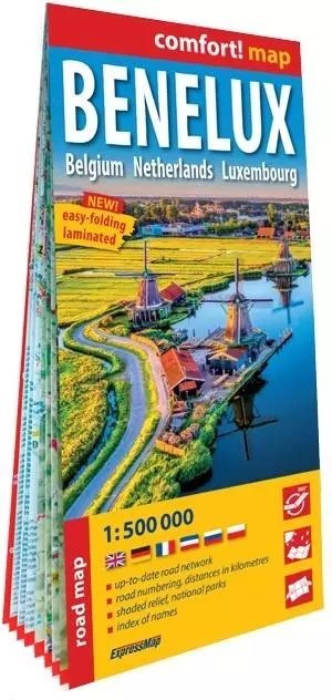Comfort!map Benelux. Belgia, Holandia, Luksemburg Comfort!map Benelux. Belgia, Holandia, Luksemburg