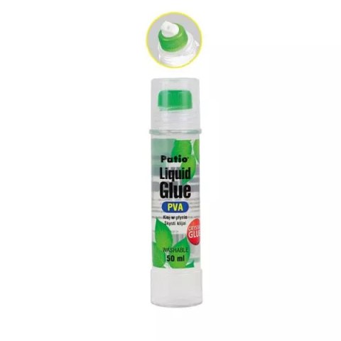 Klej w płynie Crystal Glue z aplikatorem 50ml PVA p24 36247 Patio cena za 1 sztukę Klej w płynie Crystal Glue z aplikatorem 50ml PVA p24 36247 Patio cena za 1 sztukę