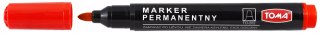 Marker permanentny Toma TO-202-02, czerwony
