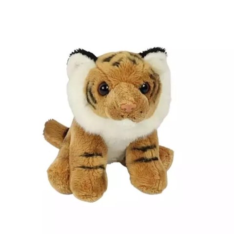 Pluszak Tygrys brązowy siedzący 14cm