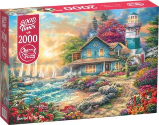 Puzzle 2000 elementów. Wschód słońca nad morzem 50002