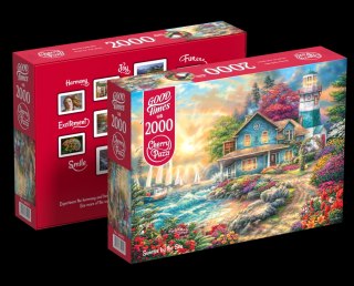 Puzzle 2000 elementów. Wschód słońca nad morzem 50002