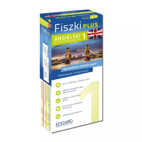 Angielski. Fiszki PLUS dla początkujących 1 Angielski. Fiszki PLUS dla początkujących 1