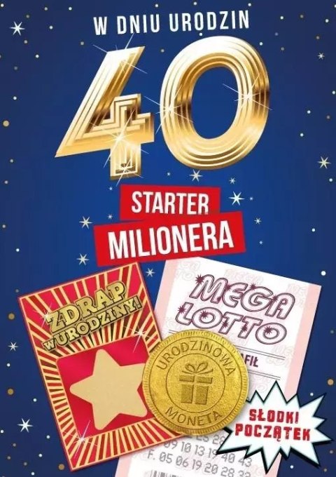 Karnet urodziny 40 Karnet urodziny 40