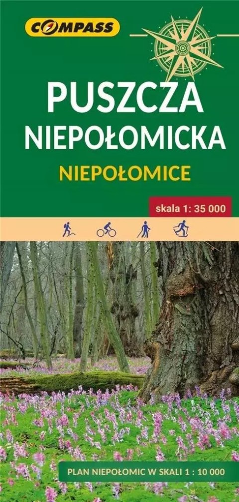 Mapa - Puszcza Niepołomicka 1: 35 000 Mapa - Puszcza Niepołomicka 1: 35 000