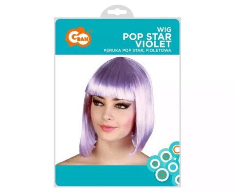Peruka Pop star fioletowa Peruka Pop star fioletowa