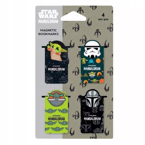 Zakładka magnetyczna Disney fashion Mandalorian, 4 sztuki Zakładka magnetyczna Disney fashion Mandalorian, 4 sztuki