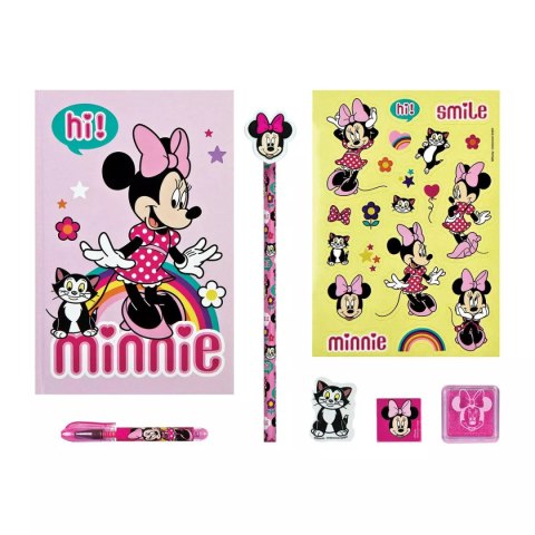 Zestaw przyborów do pisania Myszka Minnie Undercover 7 elementów