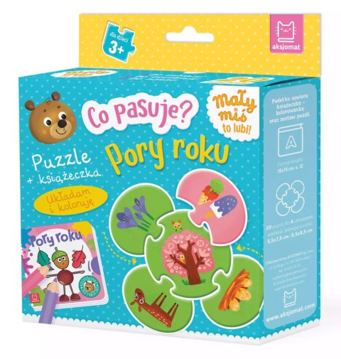 Co pasuje? Pory roku. Puzzle + książeczka Co pasuje? Pory roku. Puzzle + książeczka
