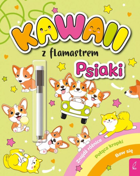 Kawaii z flamastrem. Psiaki Kawaii z flamastrem. Psiaki