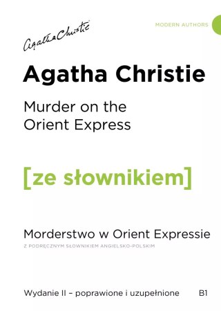 Murder on the Orient Express / Morderstwo w Orient Expressie z podręcznym słownikiem angielsko-polskim