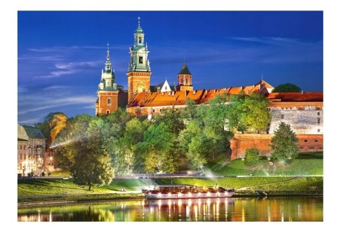 Puzzle 1000 elementów. Zamek Królewski na Wawelu nocą, Kraków Puzzle 1000 elementów. Zamek Królewski na Wawelu nocą, Kraków