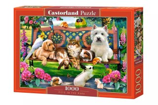 Puzzle 1000 elementów. Zwierzęta w parku