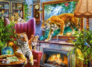 Puzzle 3000 elementów. Tigers Coming to Life