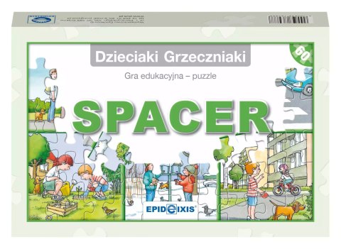 Puzzle edukacyjne 60 elementów. Dzieciaki Grzeczniaki. Spacer Puzzle edukacyjne 60 elementów. Dzieciaki Grzeczniaki. Spacer
