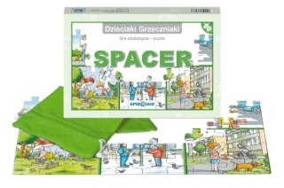 Puzzle edukacyjne 60 elementów. Dzieciaki Grzeczniaki. Spacer