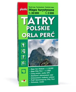 Tatry Polskie. Orla Perć. Mapa turystyczna, 1:5 000