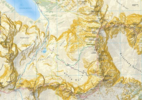 Tatry Polskie. Orla Perć. Mapa turystyczna, 1:5 000 Tatry Polskie. Orla Perć. Mapa turystyczna, 1:5 000
