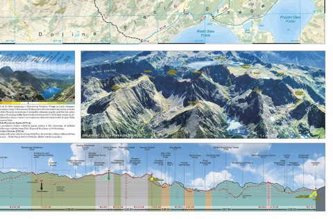Tatry Polskie. Orla Perć. Mapa turystyczna, 1:5 000 Tatry Polskie. Orla Perć. Mapa turystyczna, 1:5 000