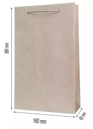Torebka ozdobna 26 x 16 cm, kraftowa