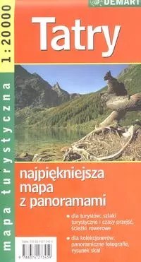 Mapa turystyczna Tatry + plan miasta Zakopane 1:20 000
