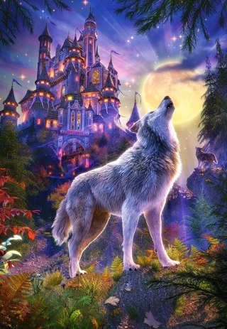 Puzzle 1000 elementów. Wilk i zamek