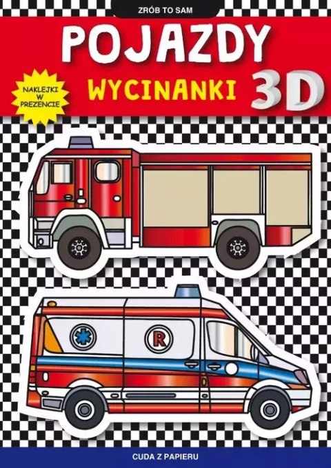 Pojazdy wycinanki 3 D Pojazdy wycinanki 3 D