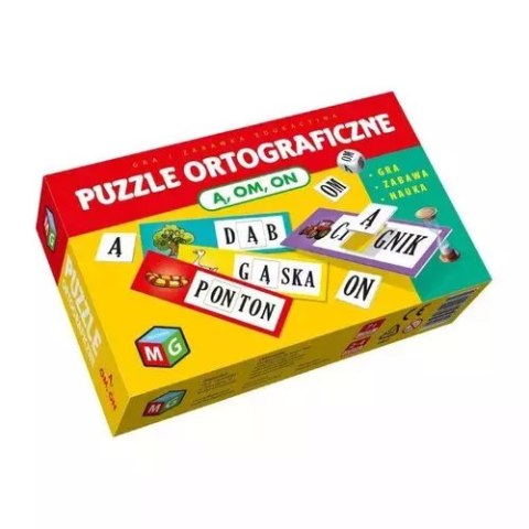 Puzzle ortograficzne Ą, OM, ON Puzzle ortograficzne Ą, OM, ON