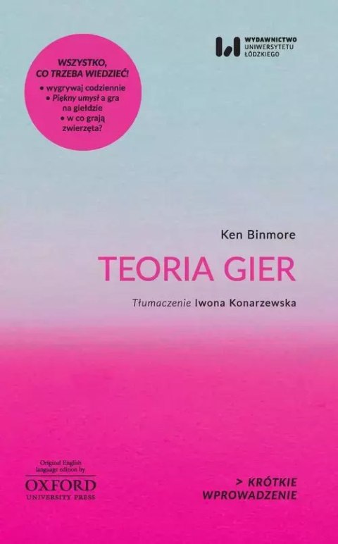 Teoria gier Teoria gier