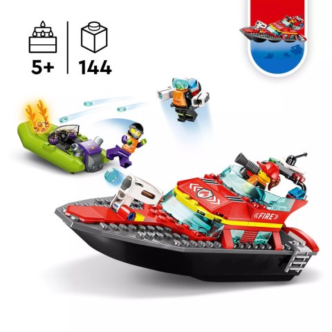 LEGO City Łódź strażacka 60373