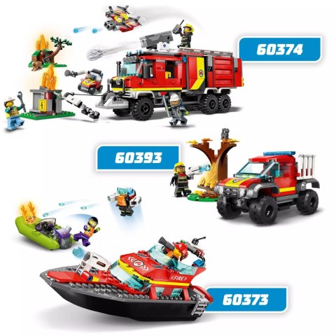 LEGO City Łódź strażacka 60373