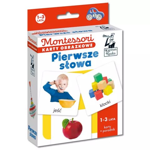 Montessori. Karty obrazkowe. Pierwsze słowa (1-3 lata) Montessori. Karty obrazkowe. Pierwsze słowa (1-3 lata)