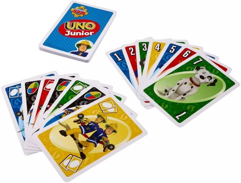 Mattel. FMW18 Karty Uno. Strażak Sam
