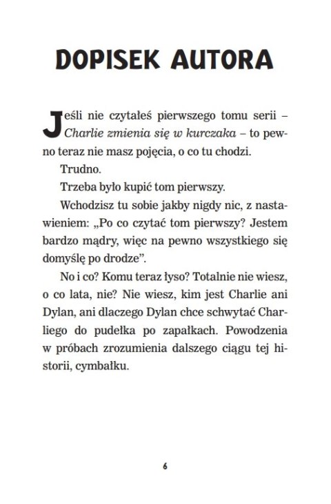 Charlie przemienia się w T-Rexa