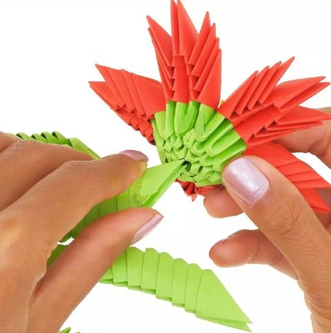 Origami 3D. Kwiaty (554 elementy)