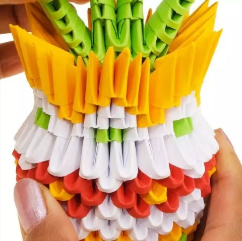 Origami 3D. Kwiaty (554 elementy)