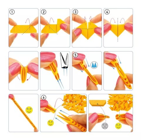 Origami 3D. Kwiaty (554 elementy)