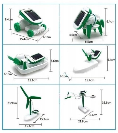 Robot solarny 6w1
