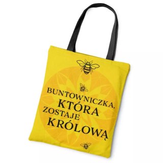 Torba bawełniana Buntowniczka, Koniec Maskarady, Czas Żniw, Samantha Shannon, 43x40 cm