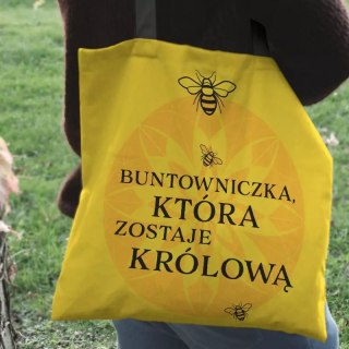 Torba bawełniana Buntowniczka, Koniec Maskarady, Czas Żniw, Samantha Shannon, 43x40 cm