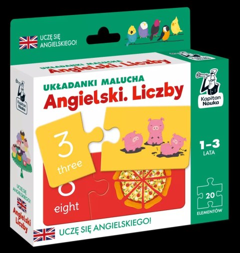 Układanki malucha. Angielski. Liczby Układanki malucha. Angielski. Liczby