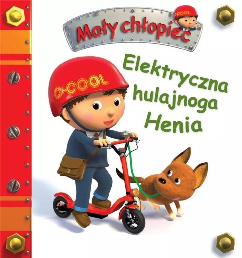 Mały chłopiec. Elektryczna hulajnoga Henia Mały chłopiec. Elektryczna hulajnoga Henia