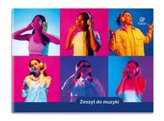 Zeszyt do muzyki A5 16 kartek, pięciolinia