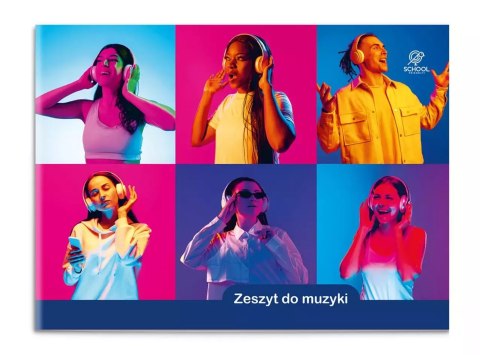 Zeszyt do muzyki A5 16 kartek, pięciolinia Zeszyt do muzyki A5 16 kartek, pięciolinia