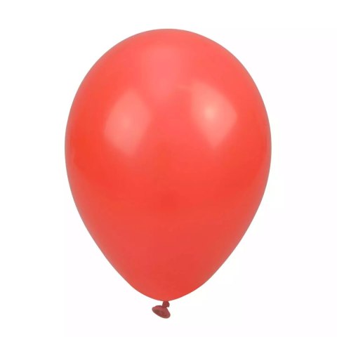 Balony pastelowe jednokolorowe czerwone 24cm 10szt Balony pastelowe jednokolorowe czerwone 24cm 10szt