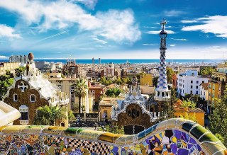 Puzzle 1500 elementów. Park Guell, Barcelona