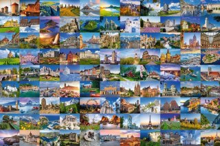 Puzzle 3000 elementów. 99 pięknych miejsc w Europie