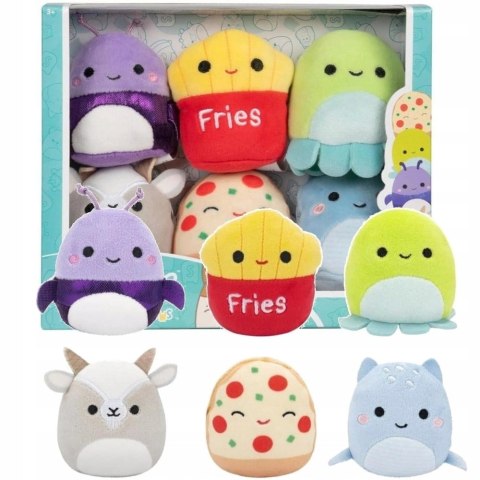 SQUISHMALLOWS MICROMALLOWS 6PACK MASKOTKI 6CM SQUISHMALLOWS MICROMALLOWS 6PACK MASKOTKI 6CM