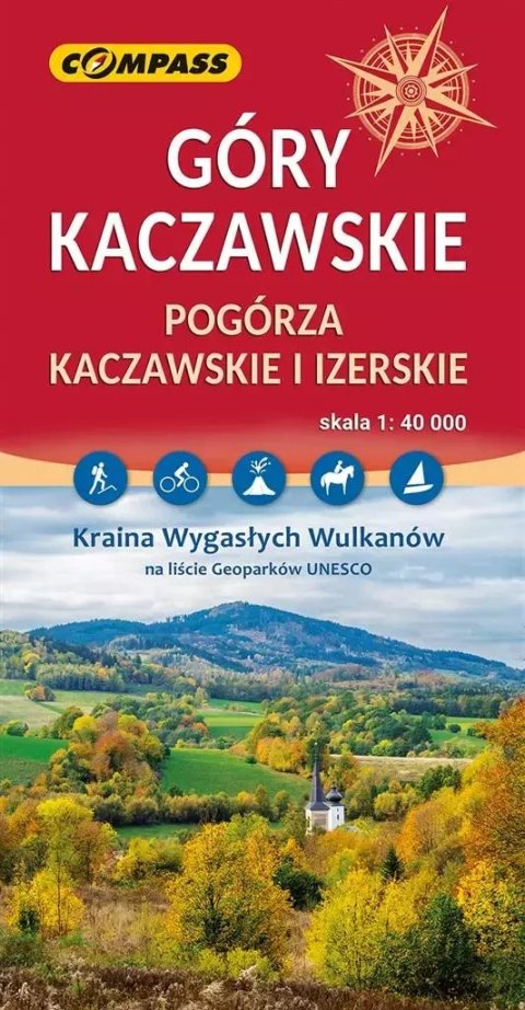 Mapa - Góry Kaczawskie 1:40 000 Mapa - Góry Kaczawskie 1:40 000